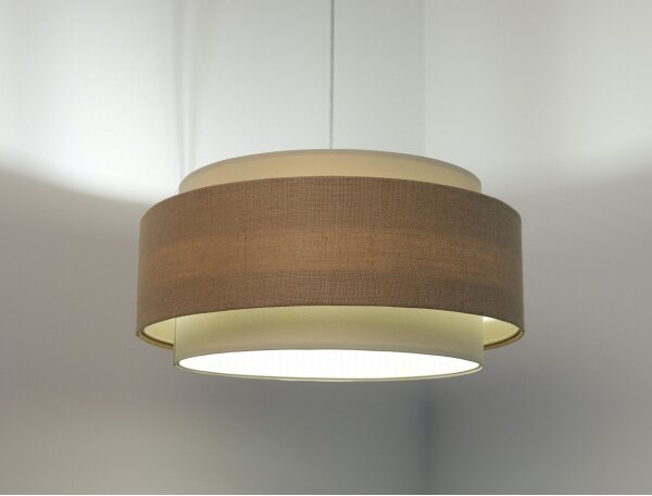 Lustr pe cablu DOBLO 1xE27/60W/230V bej/crem