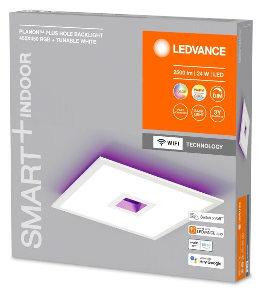 Plafonieră LED RGBW dimabilă SMART+ PLANON LED/24W/230V Wi-Fi Ledvance