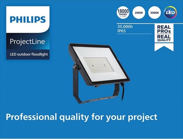 Proiector LED de exterior PROJECTLINE LED/200W/230V IP65 3000K Philips