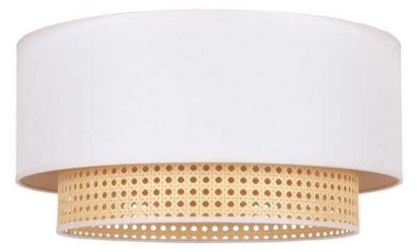 Duolla - Plafonieră BOHO 1xE27/15W/230V d. 45 cm crem/ratan