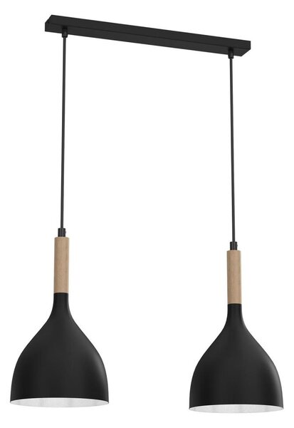 Lustră pe cablu NOAK WOOD 2xE27/60W/230V