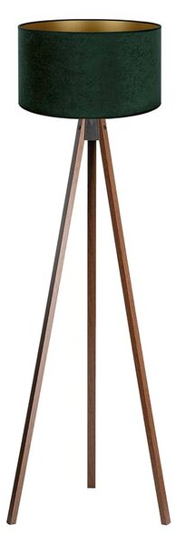 Lampadar VELVET 1xE27/60W/230V maro/verde Brilagi