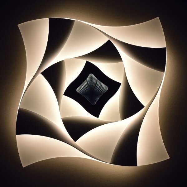 Plafonieră LED dimabilă Ecolite WALP7129-3D/LED INDI LED/70W/230V + telecomandă