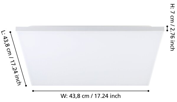 Plafonieră LED TURCONA LED/21W/230V Eglo 900704