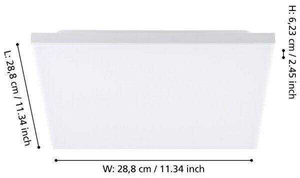 Plafonieră LED TURCONA LED/10,8W/230V Eglo 900703