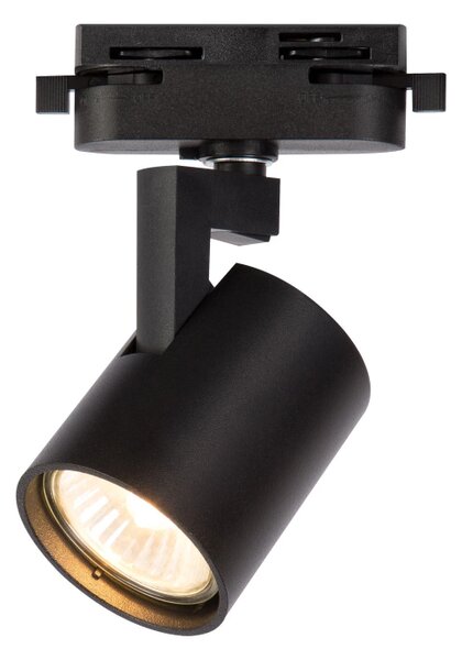 Reflector sina monofazata, design minimalist, 1xLED GU10, maxim 35W, negru mat