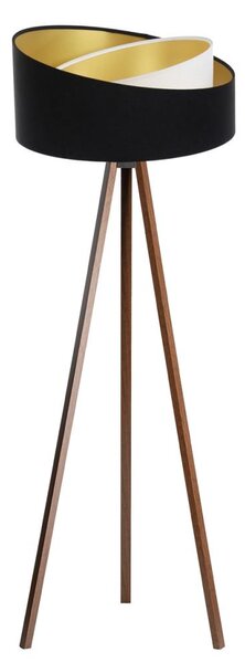 Lampă de podea GALAXY 1xE27/60W/230V negru/wenge