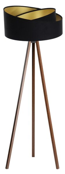 Lampă de podea GALAXY 1xE27/60W/230V negru/wenge