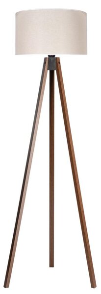 Lampadar Duolla 1xE27/60W/230V d. 44 cm crem/wenge