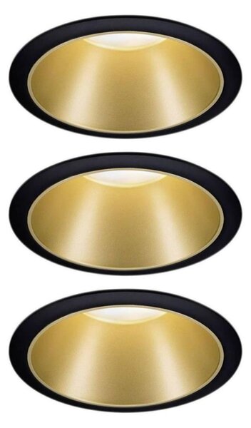 Paulmann 93404 - Set 3x LED 6,5W IP44, luminar baie COLE, dimabil, 230V