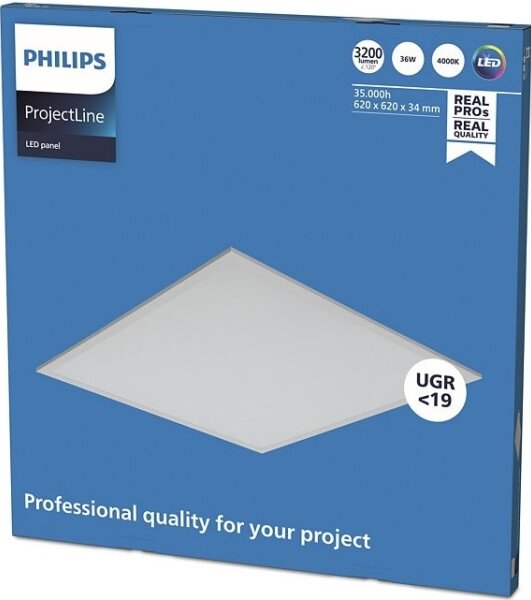 Philips - Panou LED încastrat PROJECTLINE LED/36W/230V 62x62 cm