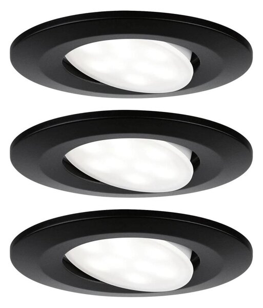 SET 3x corp de iluminat încastrat pentru baie LED/6W IP65 CALLA 230V Paulmann 99991