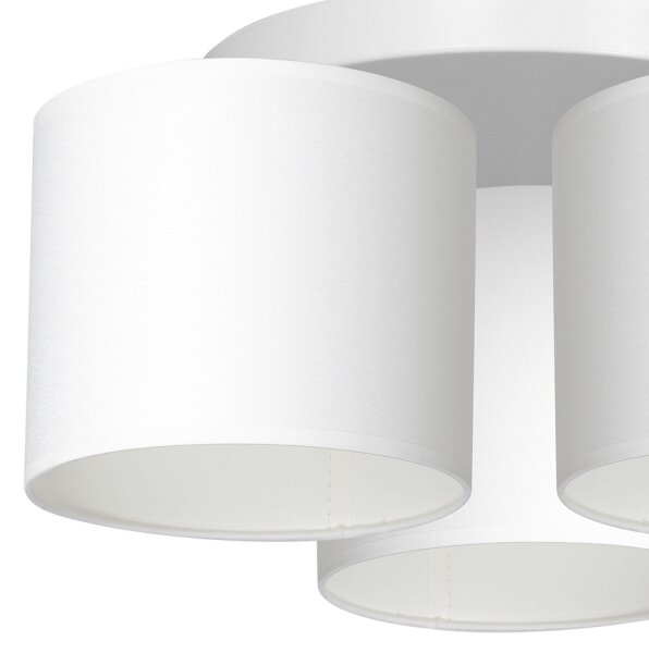 Lustră aplicată ARDEN 3xE27/60W/230V albă