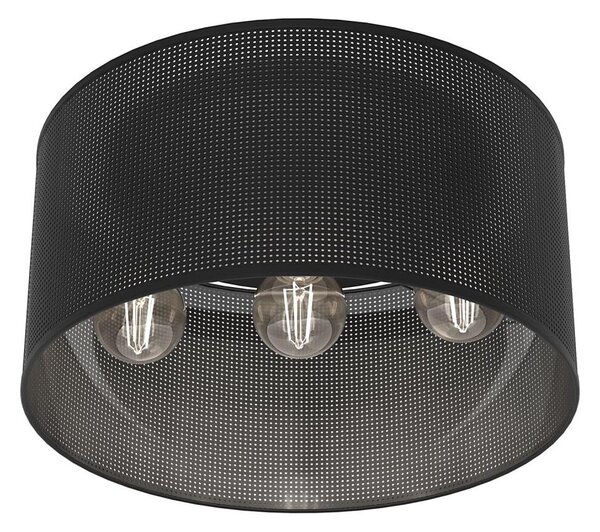 Lustră aplicată LOFT SHADE 3xE27/60W/230V neagră