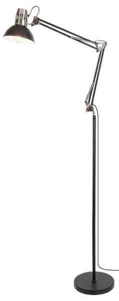 Lampadar ARISTEO 1xE27/40W/230V negru/crom lucios Rabalux 2196