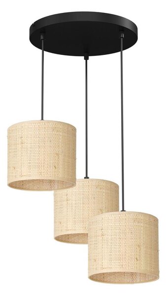 Lustră pe cablu RATTAN 3xE27/60W/230V ratan