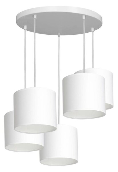 Lustră pe cablu ARDEN 5xE27/60W/230V albă