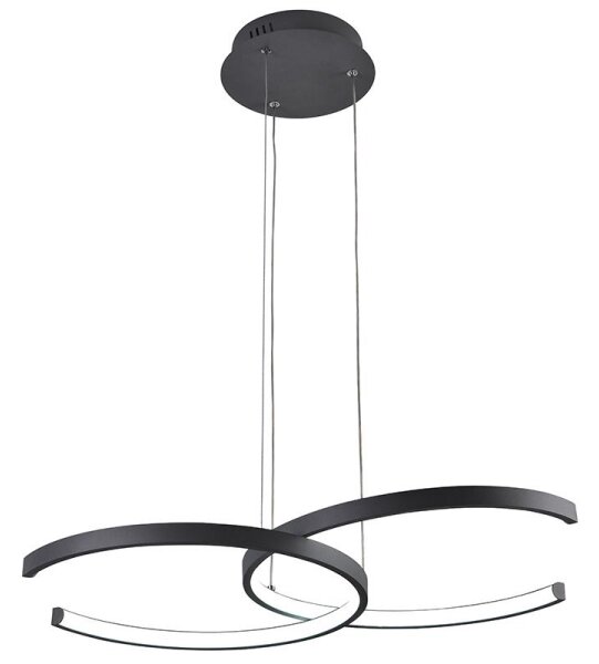 Lustră LED dimabilă pe cablu LED/50W/230V 3000-6500K + telecomandă