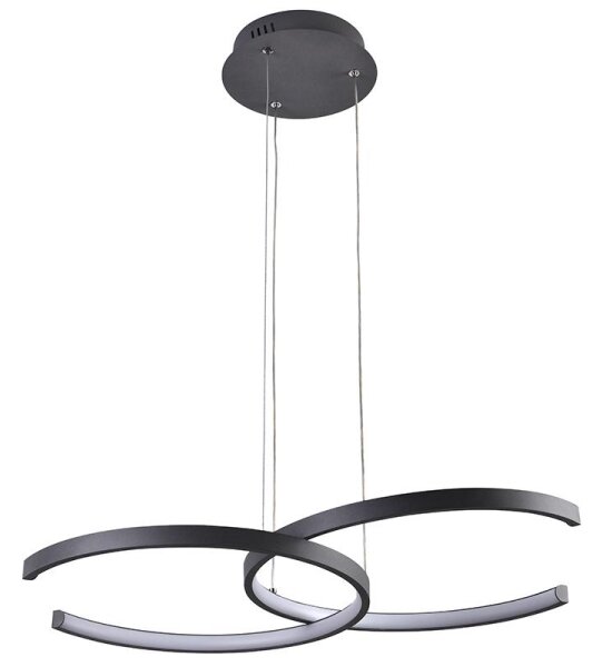 Lustră LED dimabilă pe cablu LED/50W/230V 3000-6500K + telecomandă