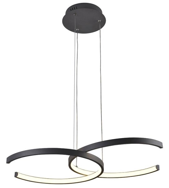 Lustră LED dimabilă pe cablu LED/50W/230V 3000-6500K + telecomandă