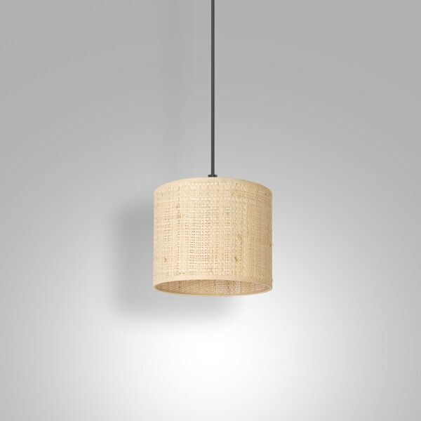 Lustră pe cablu RATTAN 1xE27/60W/230V d. 18 cm ratan