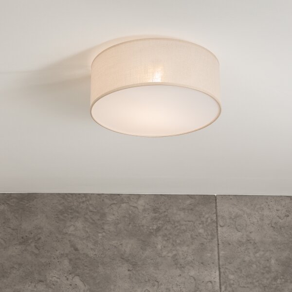 Plafonieră SIRJA 1xE27/60W/230V, diam. 35 cm, crem