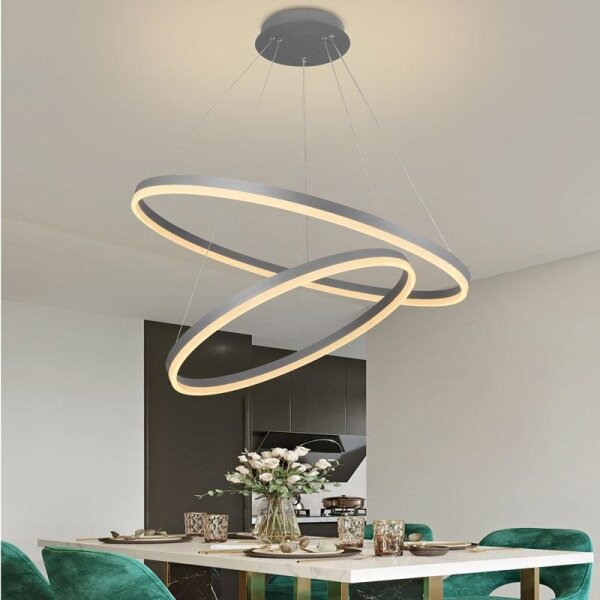 Lustră LED dimabilă pe cablu LED/100W/230V 3000-6500K + telecomandă