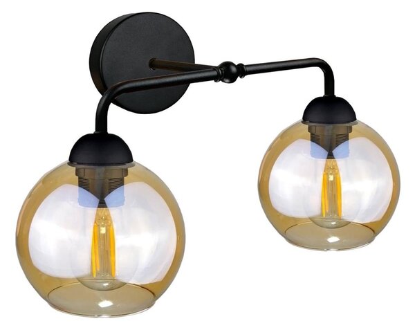 Aplică MELLE BLACK 2xE27/60W/230V
