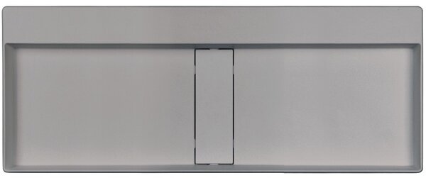Deante Blur lavoar 100x40 cm dreptunghiular de blat gri/piatră mat CQB_SU1S