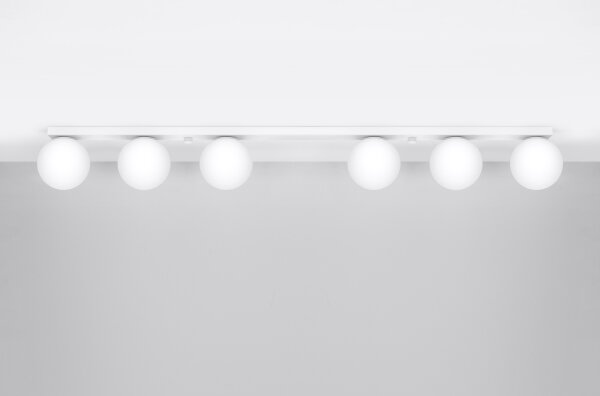 Plafonieră YOLI 6xG9/12W/230V albă Sollux SL.1150