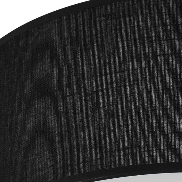 Plafonieră SIRJA 1xE27/60W/230V, pr. 35 cm, negru