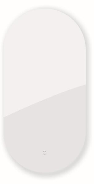 Oltens Nordlis oglindă 50x100 cm oval cu iluminare cu covoraș de încălzire 64129000