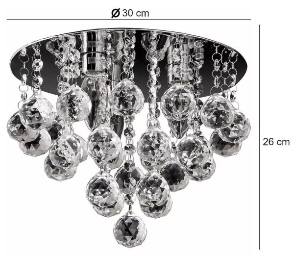 Plafonier 3xE14/60W/230V, iluminare plafon eficientă și modernă