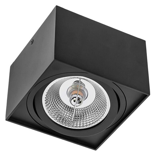 Spot CHLOE AR111 1xGU10/50W/230V negru pătrat