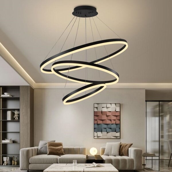 Lustră LED dimabilă pe cablu LED/125W/230V 3000-6500K + telecomandă