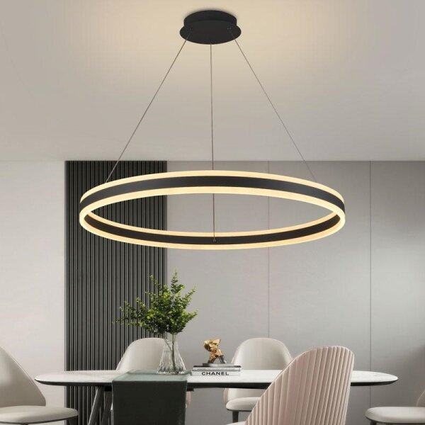 Lustră LED dimabilă pe cablu LED/110W/230V 3000-6500K + telecomandă