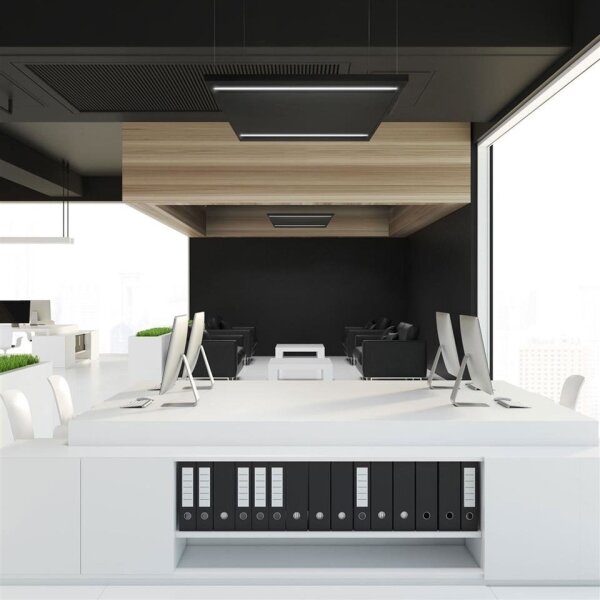 Panou LED ALGINE LED/44W/230V 60x60 cm 4000K UGR <16 negru