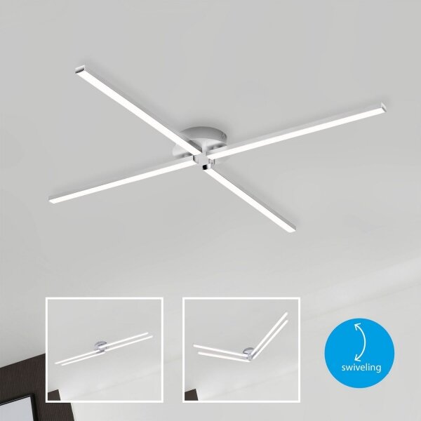 Lustră LED aplicată GO 4xLED/5W/230V Briloner 3181-049