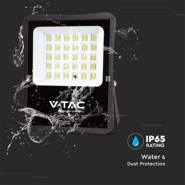 Proiector solar LED exterior 20W, 3,2V, 6400K, IP65