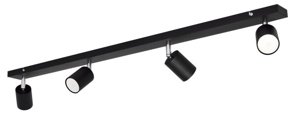 Spot LED TUNE 4xGU10/4,8W/230V negru