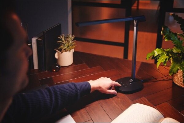 Philips LED lampă de birou tactilă SWORD, dimabilă, 12W, 230V, 2700-6500K