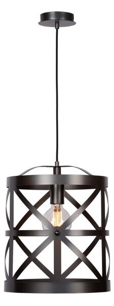 Lucide 31378/32/15 - Lampa suspendata CASTELLO 1xE27/60W/230V gri 32 cm