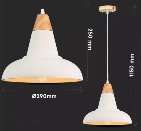 Lustră pe cablu 1xE27/60W/230V