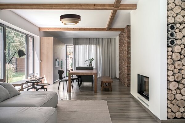 Lustr TRINITI 2xE27/60W/230V maro/bej/auriu