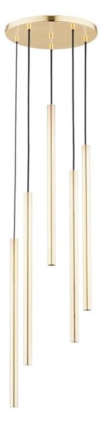 Candelabru COLLET 5xG9/40W/230V, pr. 30 cm, auriu