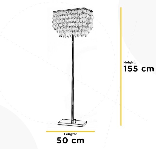 Lampadar MAKANI 4xE14/6W/230V ONLI
