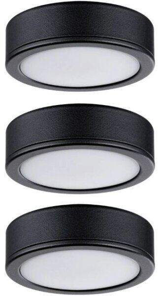 SET 3x corp de iluminat pentru mobilier LED/3,5W PUKK 230V Paulmann 99990