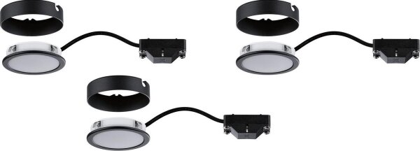 SET 3x corp de iluminat pentru mobilier LED/3,5W PUKK 230V Paulmann 99990