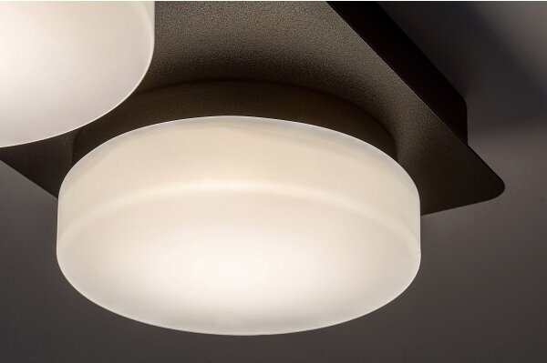 Plafonieră LED pentru baie ATTICHUS 2xLED/5,5W/230V IP44 Rabalux 75002
