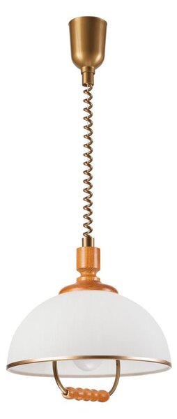 Lustr rabatabil RAMONA 1xE27/60W/230V bej-maro